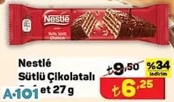 NESTLE SÜTLÜ ÇİKOLATALI GOFRET 27 G